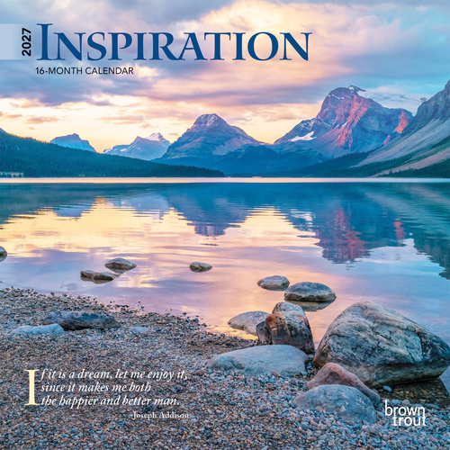 2027 16-Month Calendar Inspiration Mini Wall, Browntrout BT09625