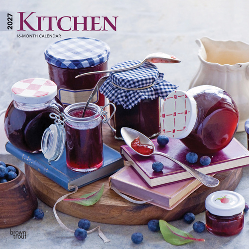 2027 16-Month Calendar Kitchen Square Wall, Browntrout BT11314