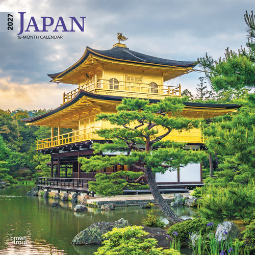 2027 16-Month Calendar Japan Square Wall, Browntrout BT11673