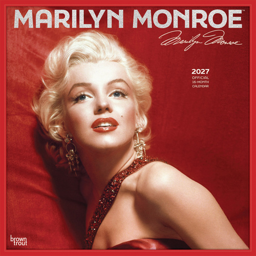 2027 16-Month Calendar Marilyn Monroe Square Wall, Browntrout BT13332
