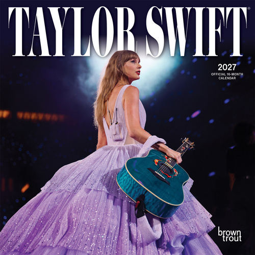 2027 16-Month Calendar Taylor Swift Official Mini Wall, Browntrout BT13394