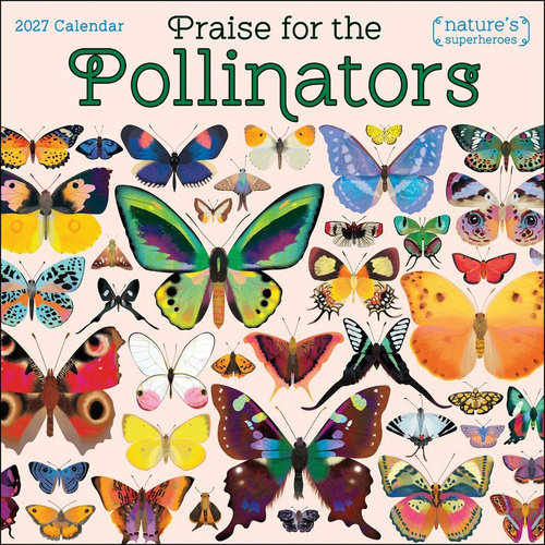 2027 Calendar Praise for the Pollinators Square Wall, Amber Lotus AM06459