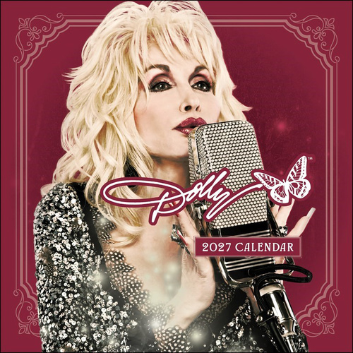 2027 Calendar Dolly Parton Square Wall, Andrews McMeel AM06640
