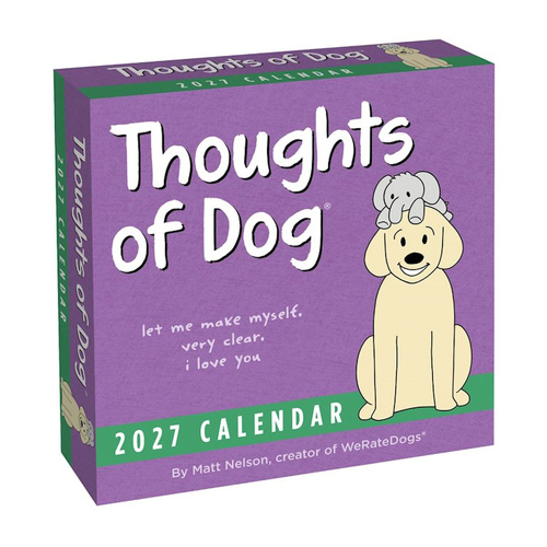 2027 Calendar Thoughts of Dog Day-to-Day Boxed, Andrews McMeel AM06862