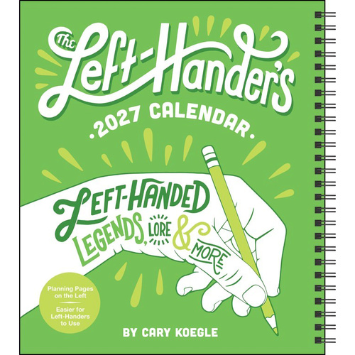 2027 Planner Left-Hander's Weekly Calendar, Andrews McMeel AM07685