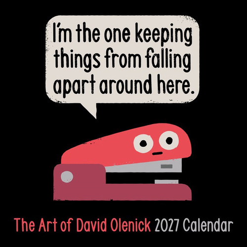 2027 Calendar Art of David Olenick Square Wall, Andrews McMeel AM07791