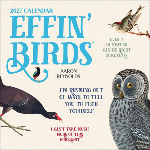 2027 Calendar Effin' Birds Square Wall, Andrews McMeel AM07821