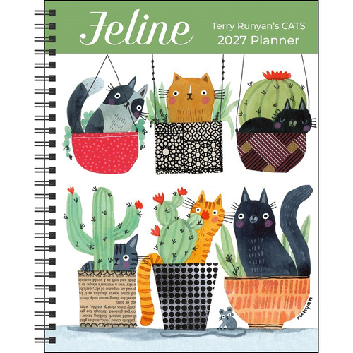 2027 Planner Feline Monthly/Weekly, Andrews McMeel AM07906