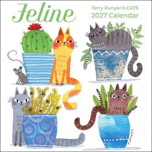 2027 Calendar Feline Square Wall, Andrews McMeel AM07913