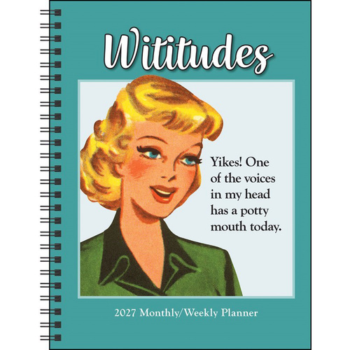 2027 Planner Wititudes Monthly/Weekly, Andrews McMeel AM07975