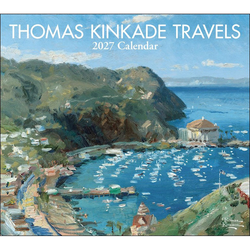 2027 Calendar Thomas Kinkade Travels Deluxe Wall, Andrews McMeel AM09429