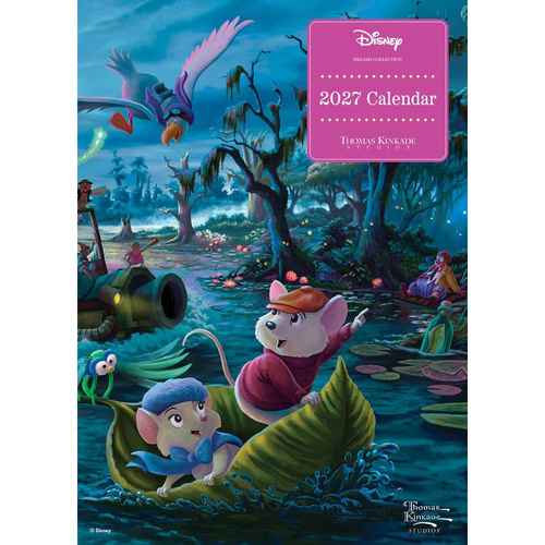 2027 Planner Disney Dreams by Thomas Kinkade Studios Engagement Calendar Monthly/Weekly, Andrews McMeel AM09443
