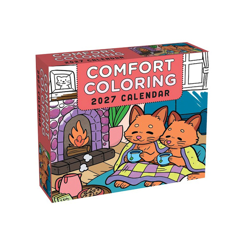 2027 Calendar Comfort Coloring Day-to-Day Boxed, Andrews McMeel AM10951