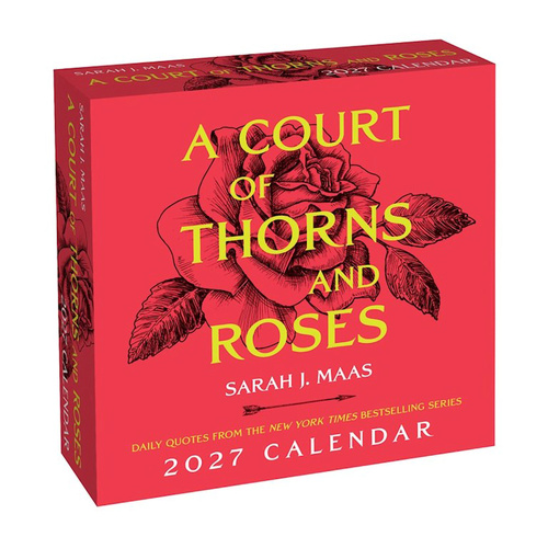 2027 Calendar Court of Thorns and Roses Day-to-Day Boxed, Andrews McMeel AM11408