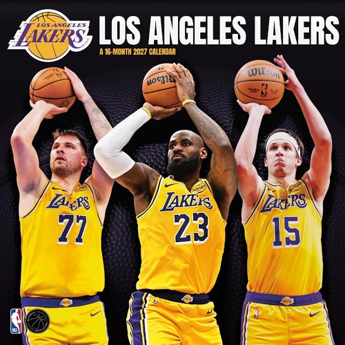 2027 Calendar NBA Los Angeles Lakers Square Wall, Trends International I89549