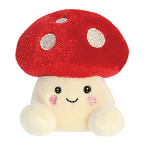 Aurora Palm Pals Plush 13cm Amanita Mushroom, Cotton Candy 33767
