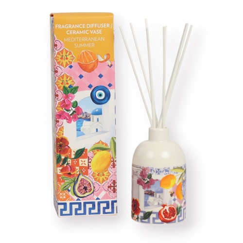 La La Land Fragrance Reed Diffuser 180mL Mediterranean Summer, DF-LL02