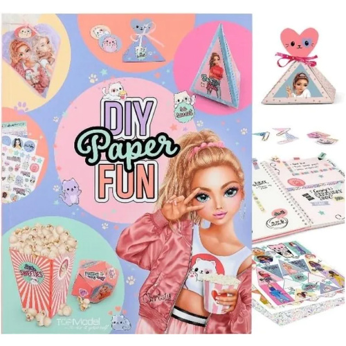 TOPModel Cute Star DIY Paper Fun Activity Book with 8 Sticker Sheets, 12581