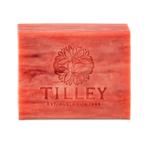 Tilley Triple-Milled Soap Bar 100g Red Tea Luxury Scented Bath Gift, FG1218